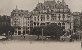 GENÈVE - Place Bel-Air - Tram
