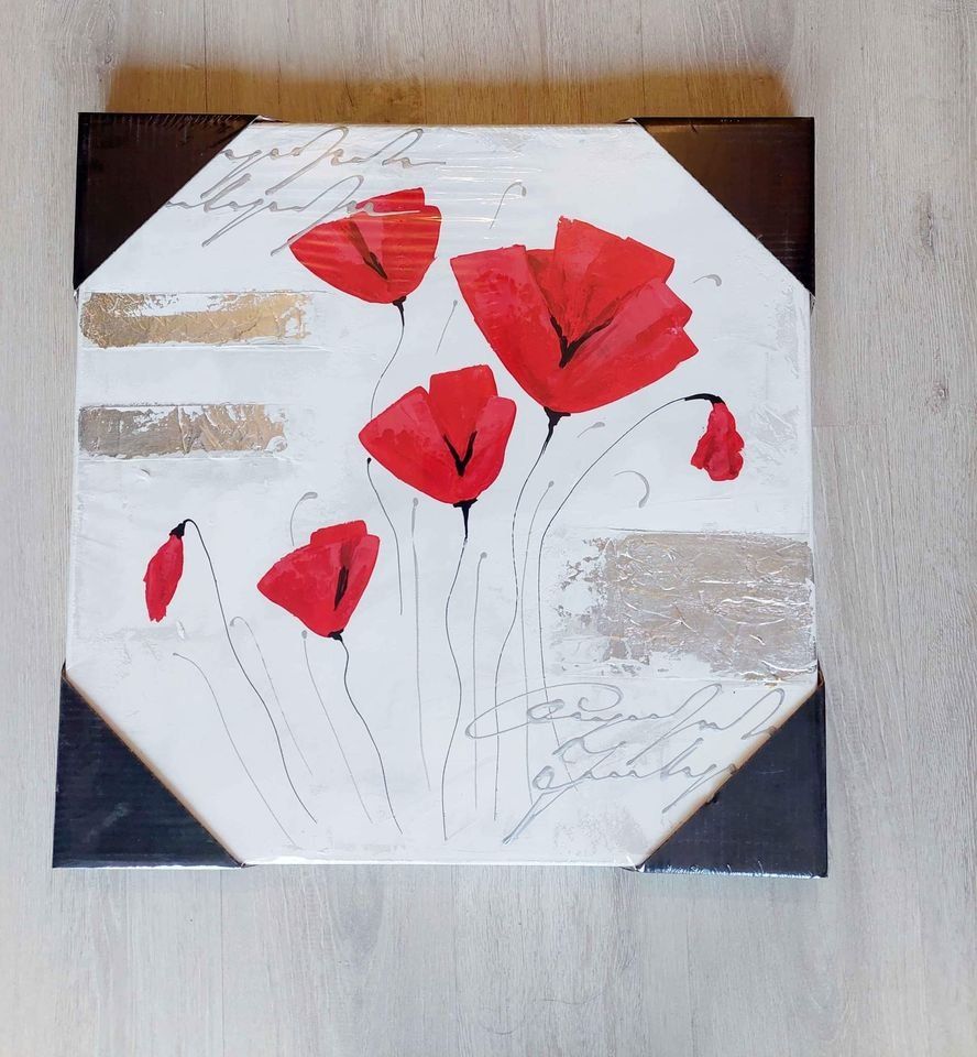 Foto & Immagini: Mohnblumen Leinwandbild Moderne Neu – Nuovo e nell'imballaggio originale da Aarburg venduto da popkorn65