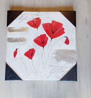 Mohnblumen Leinwandbild Moderne Neu