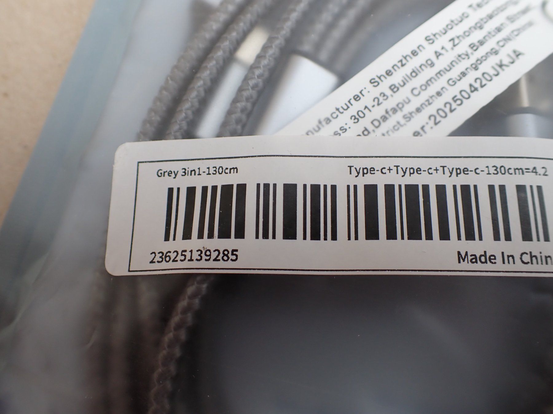 Caricabatterie: USB-Ladekabel 3 in 1 – Nuovo e nell'imballaggio originale da Lömmenschwil venduto da ritalin01 5