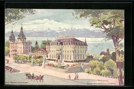 Neuchatel, Hotel des Alpes et Terminus