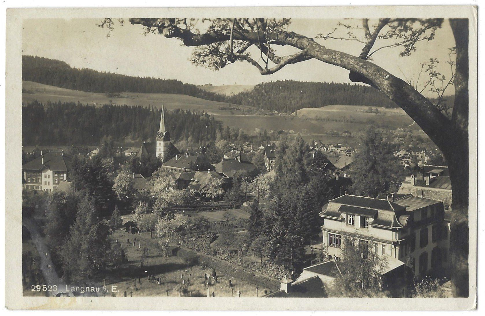 Cartoline postali: 29523    Langnau  i.  E. – Usato da Bütschwil venduto da Jackson1A