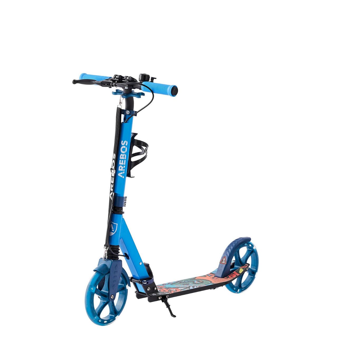 Fahrzeuge für Kinder: Scooter mit LED-Reifen Blau – Neu und originalverpackt aus Bottighofen von zaap