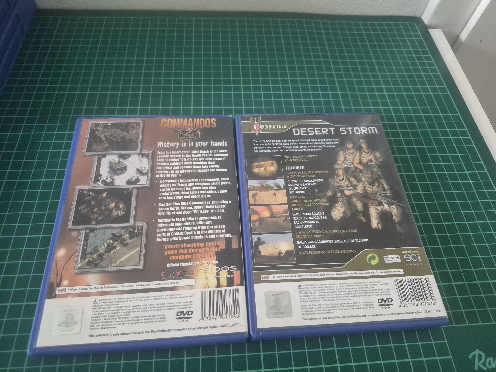 Sony Spiele: Playstation 2 Games: Commandos 2, Conflict Desert Storm PS2 – Gebraucht aus Meyrin von Retro-GZ 3