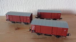 Piko 54020, 3 Spitzdachwagen der GDR, Ep.III, H0