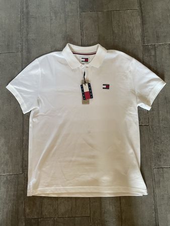 Polo Tommy Hilfiger blanc M 