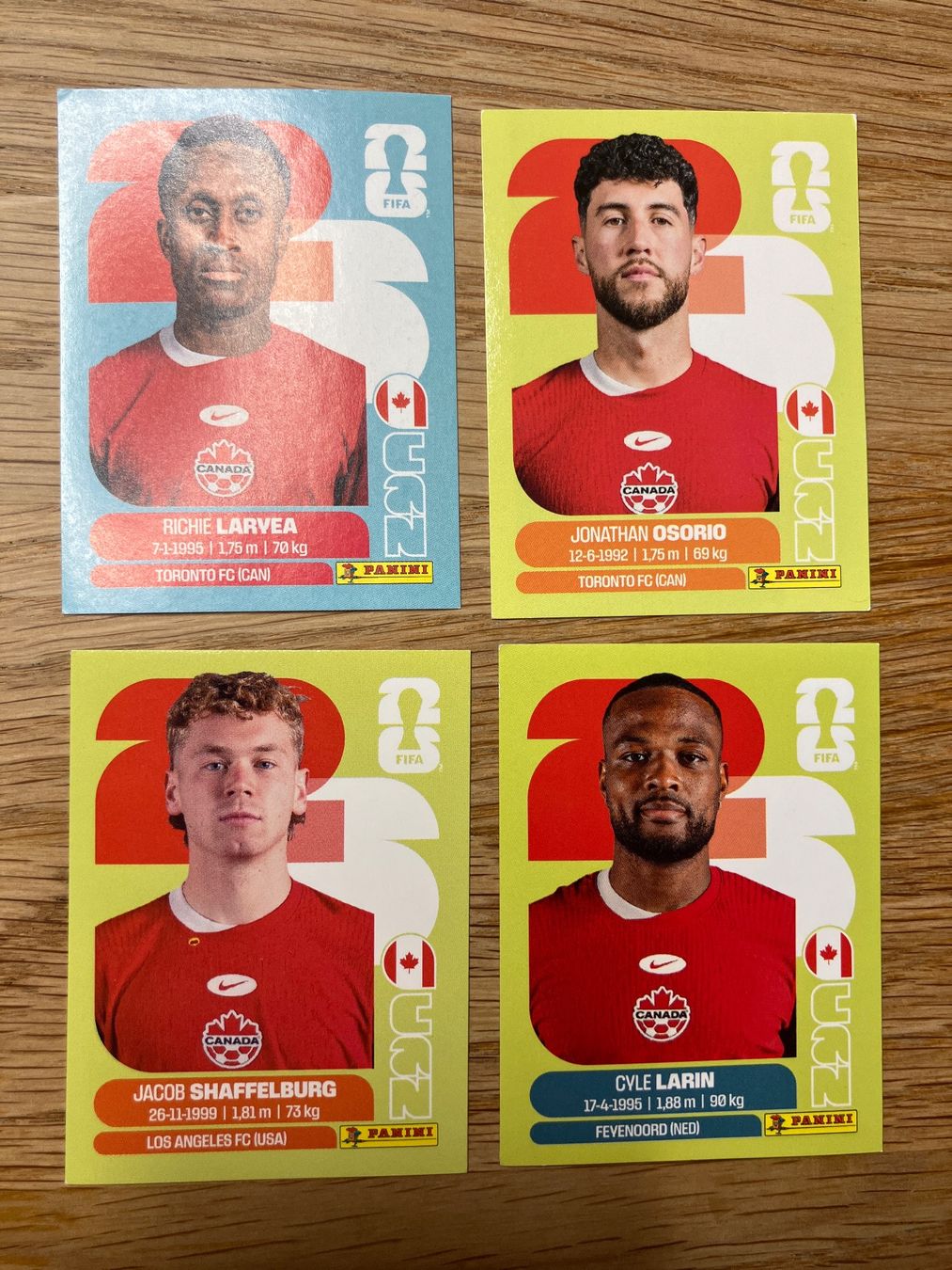 Panini Carte collezionabili: Panini CAN 6, 12, 14, 19 Canada – Nuovo (secondo la descrizione) da Möriken AG venduto da nagross