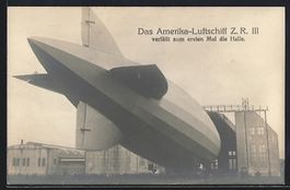 Amerika-Luftschiff Z. R. III, verlässt 