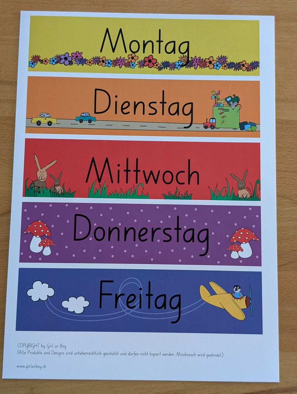 Calendriers: Wochenplan Kindergarten &Unterstufe – Neuf (Voir description) à Weite par Nur63