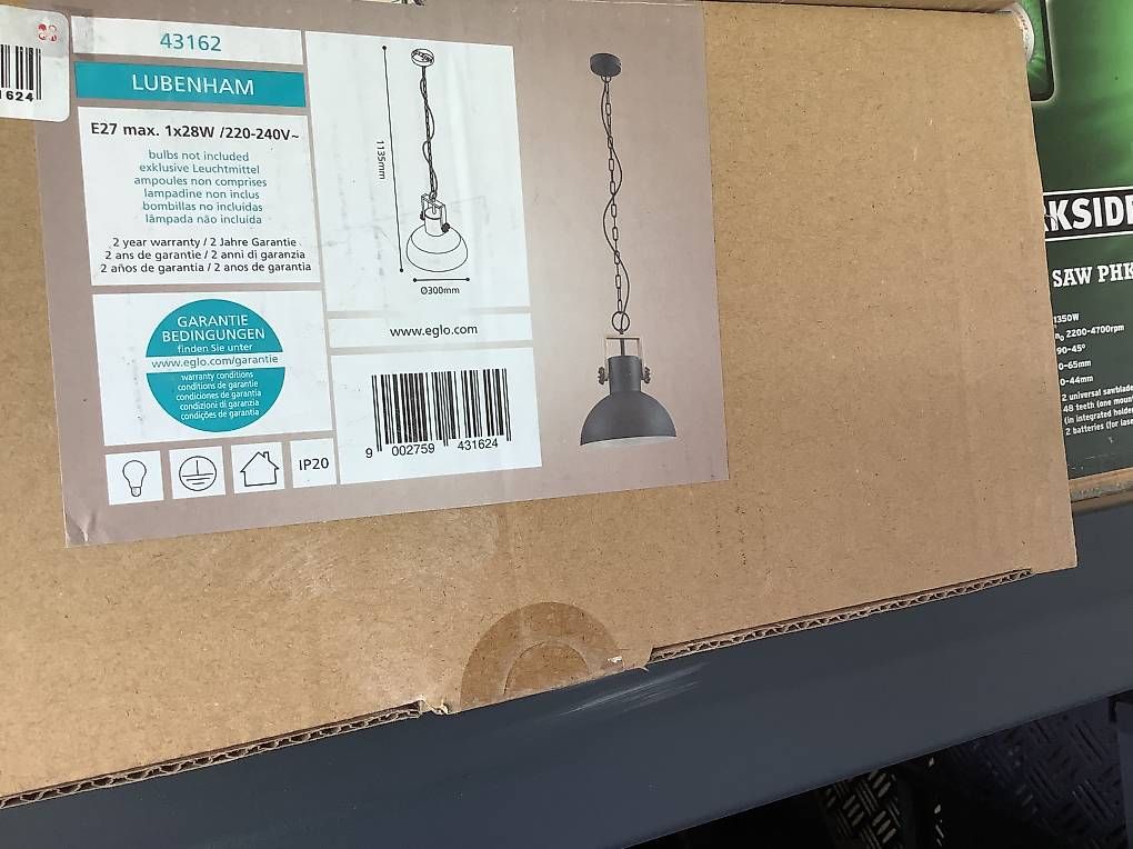 Eglo Lampadari & plafoniere: Lampe Hängelampe Industrial Loft – Nuovo e nell'imballaggio originale da Riehen venduto da Kami2005 1