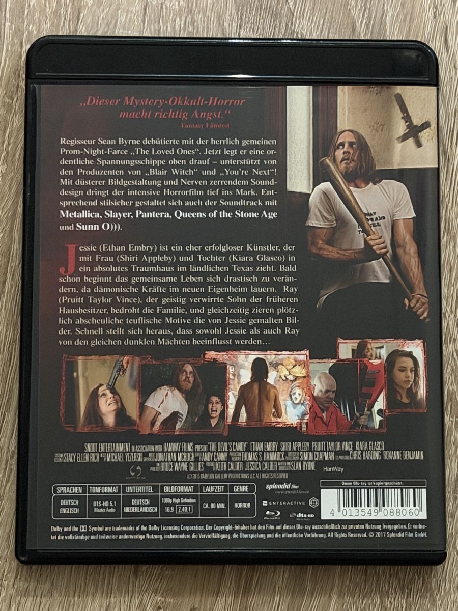 Tous les DVDs: Devil‘s Candy - Bluray wie neu – Neuf (Voir description) à Stein am Rhein par ricks0r 1