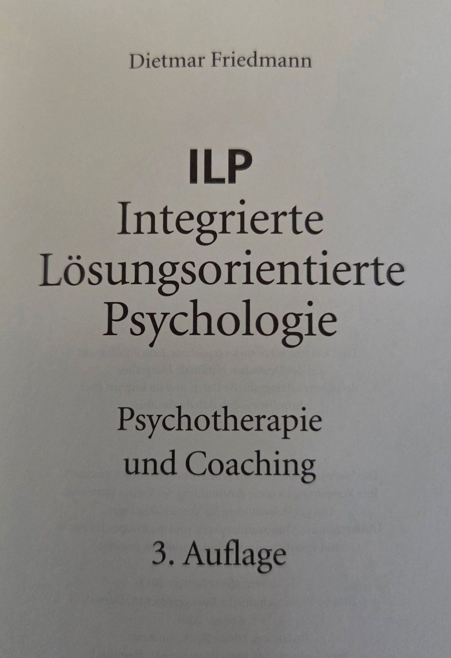 Livres: Buch Psychotherapie und Coaching – D'occasion à Gossau SG par oreliefredy 1