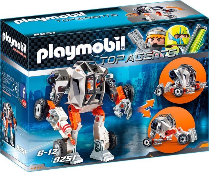 Playmobil Giocattoli: Playmobil 9251 - Agent TEC'S Mech – Usato da Wangen ZH venduto da Baltis01 3