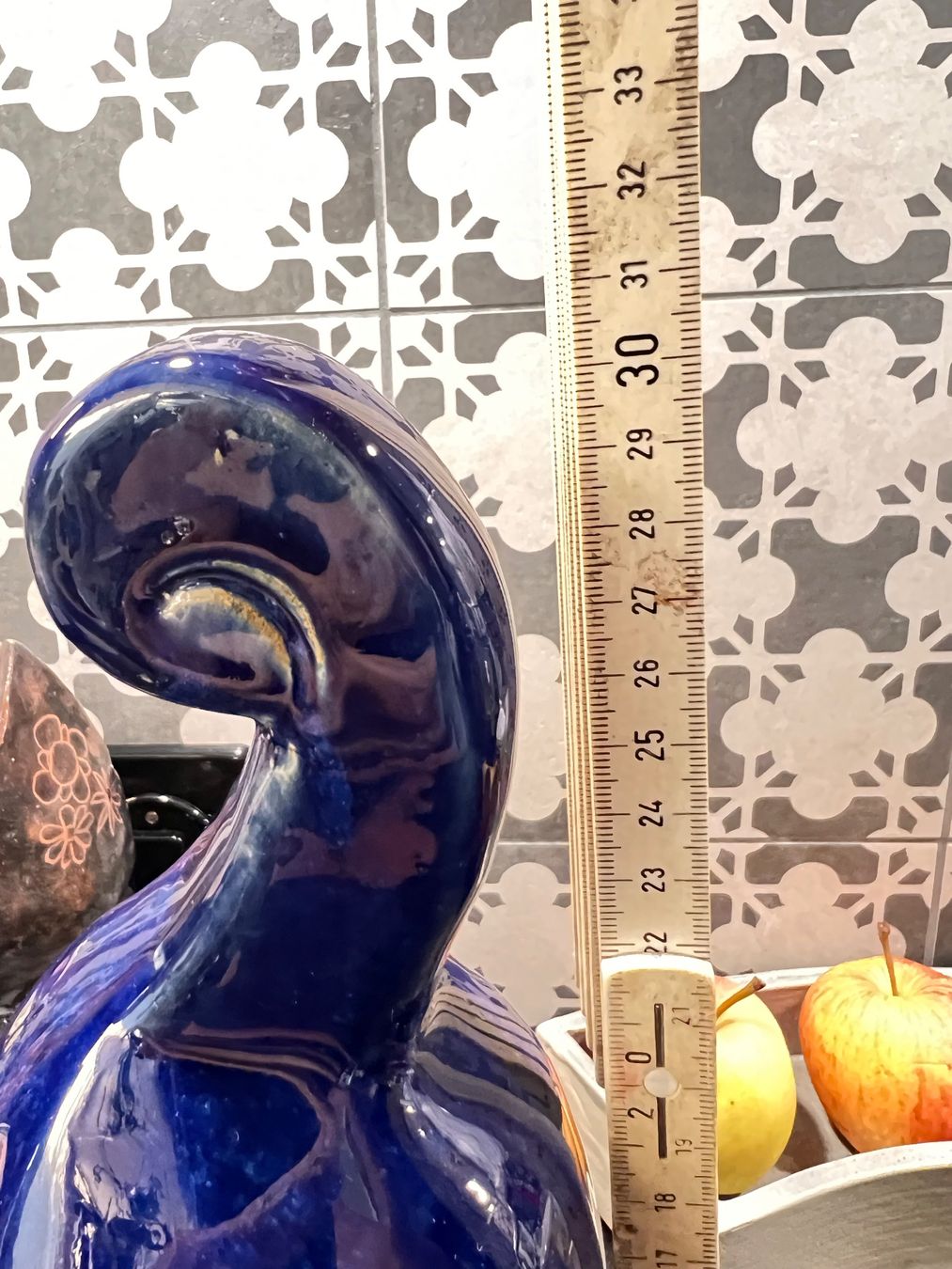 Murano Statuette: Murano Italy cat & 2 ceramic cats – Nuovo (secondo la descrizione) da Lausanne venduto da NYC67 1