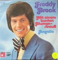 Vinyl-Single Freddy Breck - Mit einem bunten Blumenstrauss
