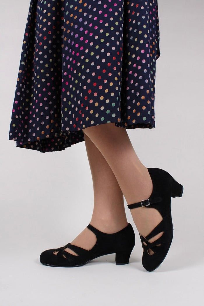 Damenschuhe: 1940s style suede heels Memery – Gebraucht aus Lausanne von sib_vl8n 3