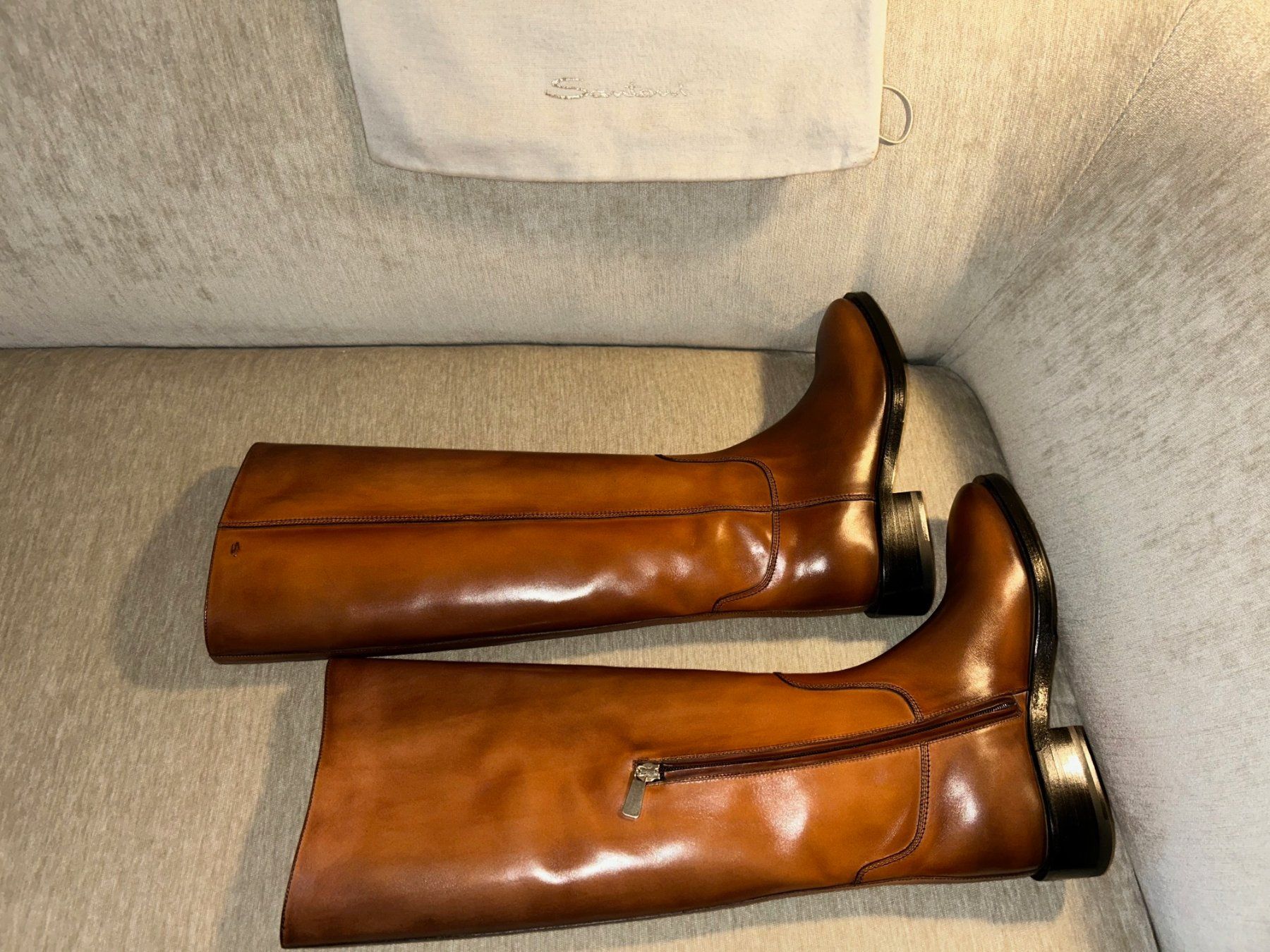 Santoni Damenschuhe: SANTONI (Reiter-)Stiefel cognacbraun – Neu (gemäss Beschreibung) aus Zürich von Viel_Freude_8 6