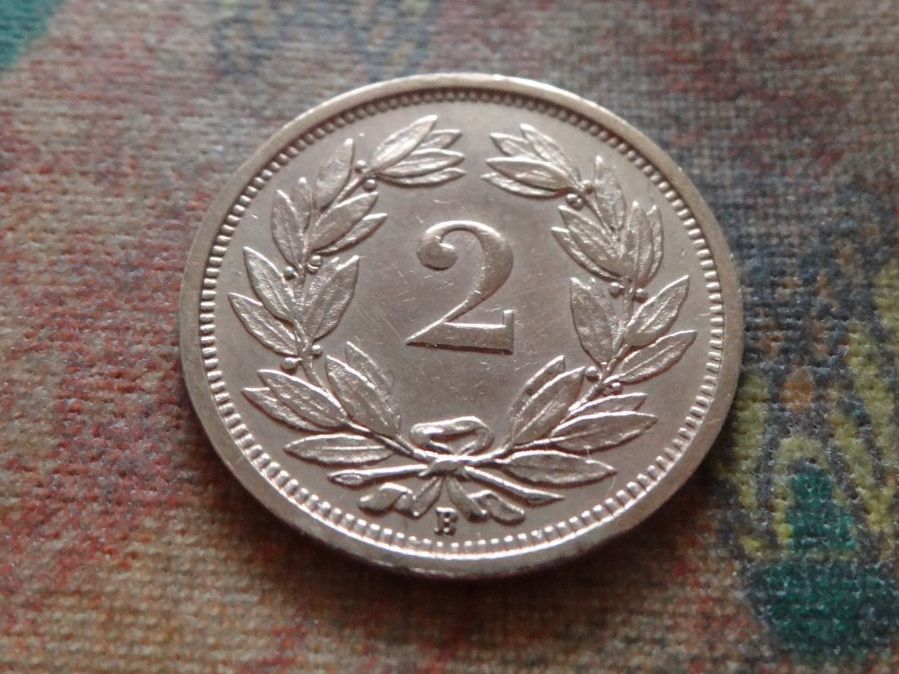 Tutti le monete: 2 Rp. 1928  (B) – Usato da Romanel-sur-Lausanne venduto da Swift13 1