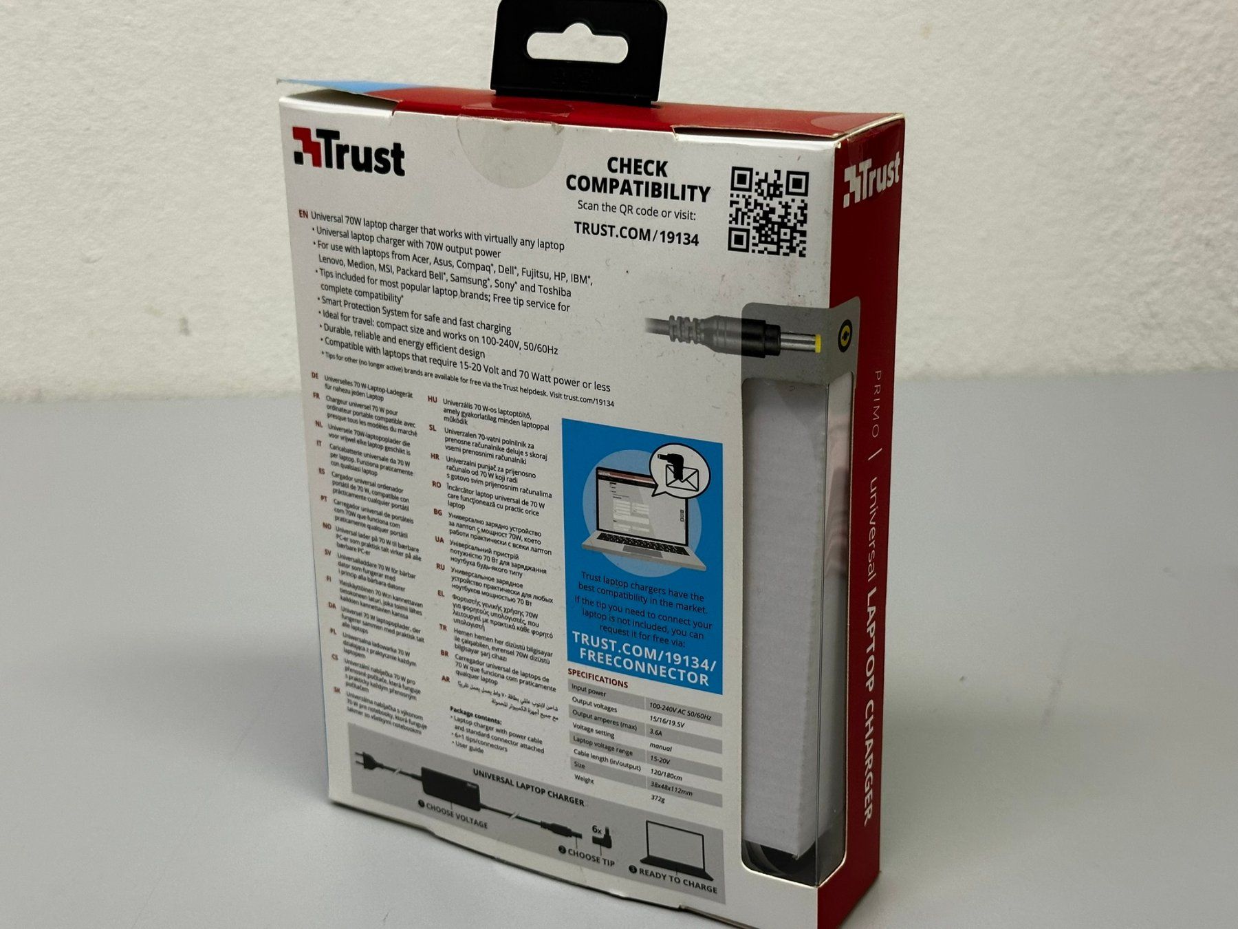 Caricabatterie: Trust Universales 70W Laptopnetzteil – Nuovo (secondo la descrizione) da Hochdorf venduto da av-electronics 1