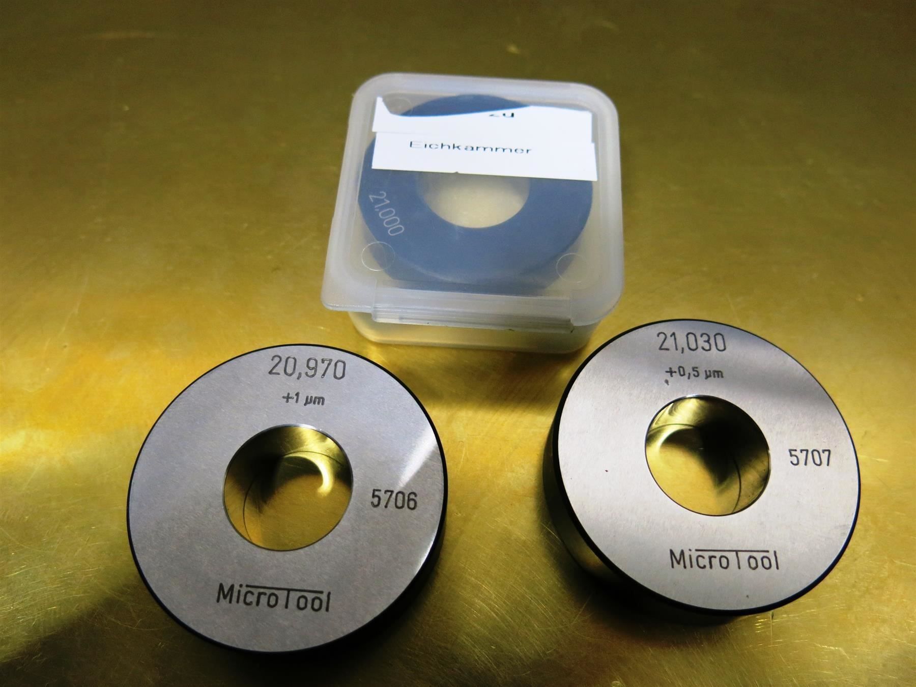 Misurare: Einstellringe Lehrringe 21mm  + - – Usato da Laufenburg venduto da Sirluger