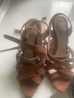 Cinque wedges Leder Cognac / braun gr 39 