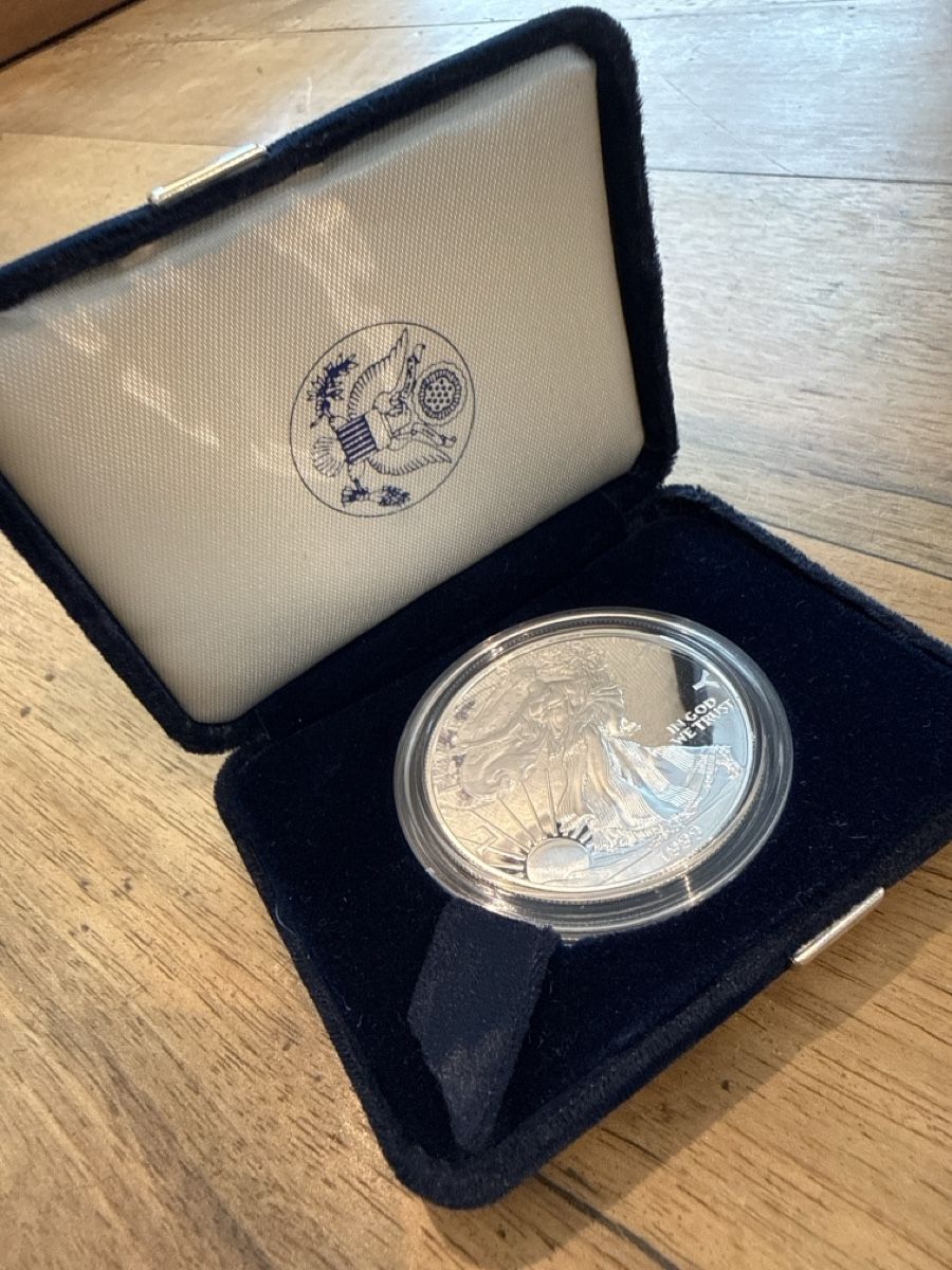 Alle Münzen: Silberdollar American Eagle 1 oz 1999 US Mint – Gebraucht aus Balterswil von tadagmarsan 2
