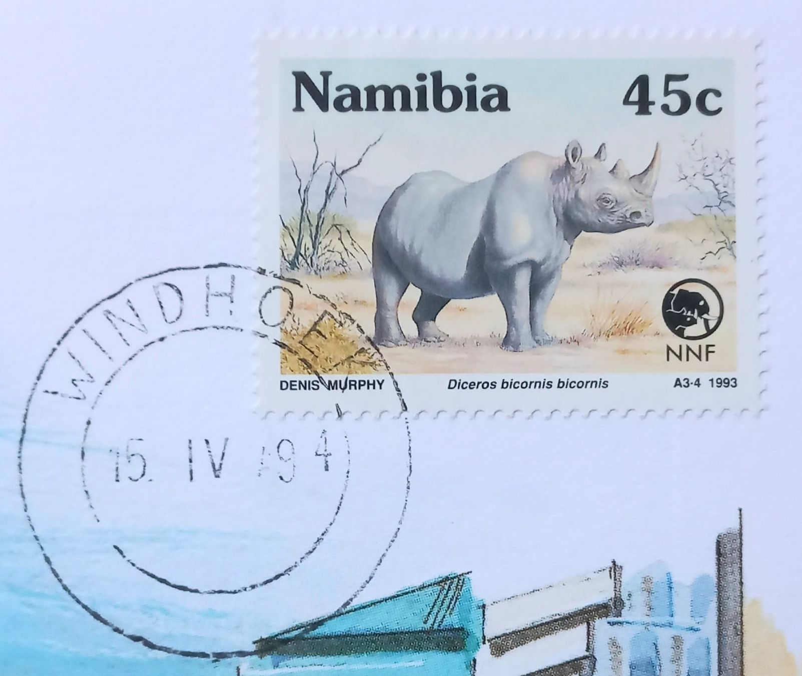 Tutti le monete: Münzbrief Namibia 1994 – Usato da Niederuzwil venduto da lubimaja 3