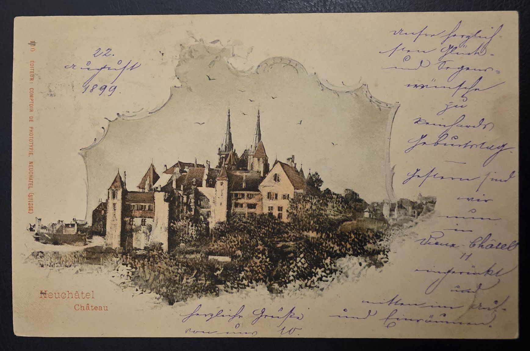 Alle Briefmarken: Postkarte Neuchâtel – Gebraucht aus Bern von Kocholo