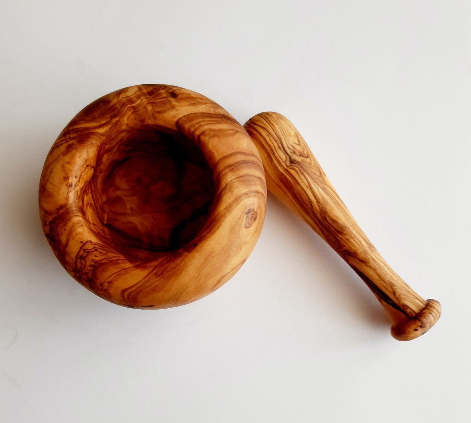 Altro per cucinare: Olivenholz Mörser – Nuovo e nell'imballaggio originale da Hüntwangen venduto da Elyha 1
