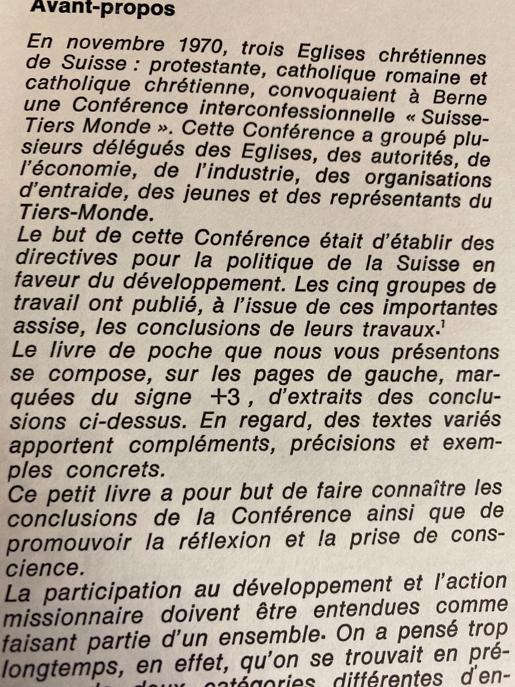 Libri: Livre "Évangélisation et développement" 1972 – Usato da Le Brassus venduto da cinema13 2