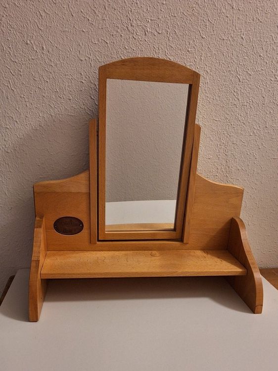 MUCKLILY Schminkspiegel 42x30 Cm - Hochauflösender Standspiegel Für Schuhe & Make-up