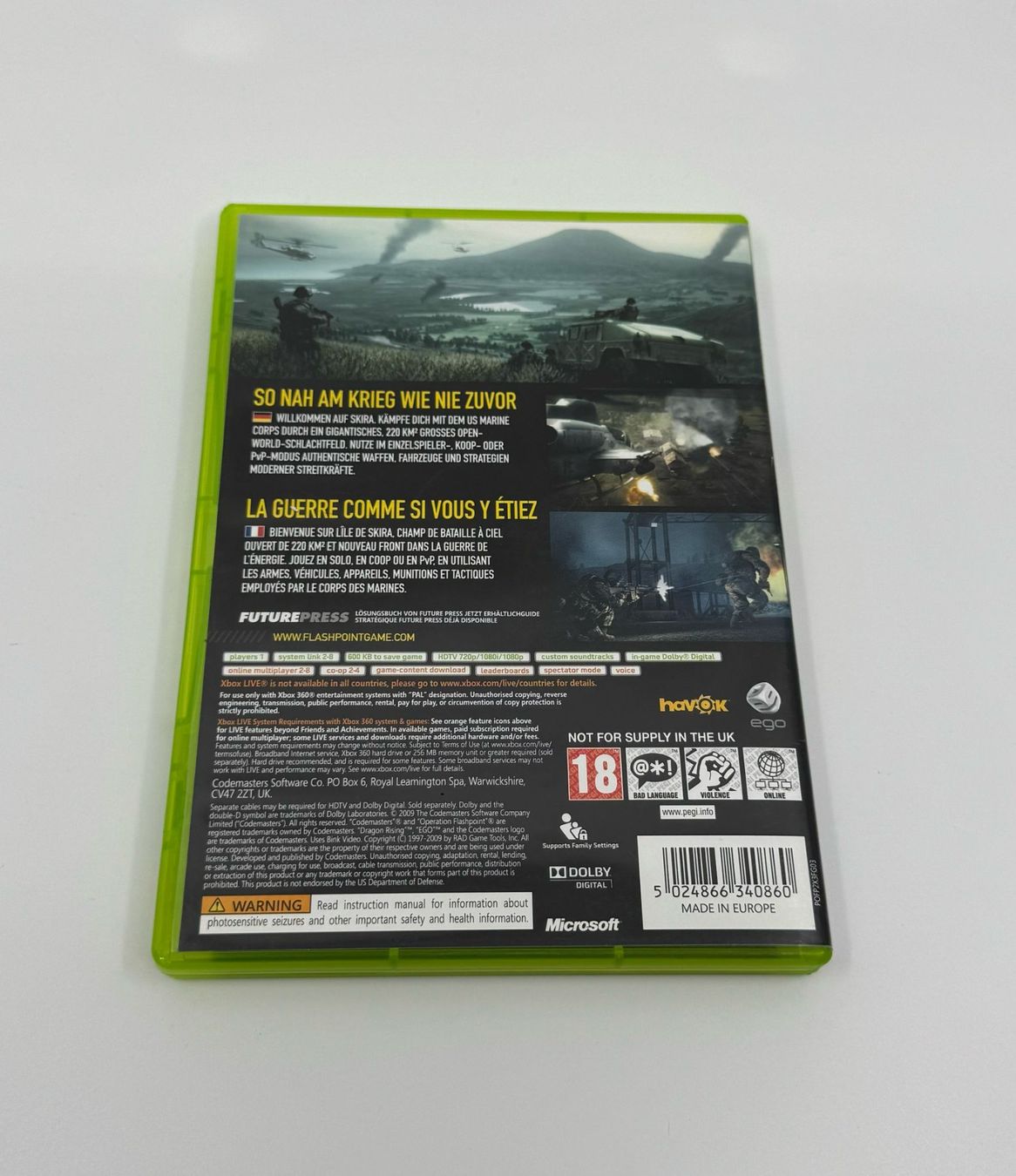 Giochi: Operation Flashpoint Dragon Rising (XBOX 360) – Usato da Herisau venduto da Seyashop1 2