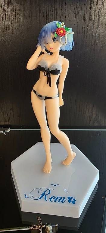 Statuette: Re:Zero Rem EXQ Vol.2 Black Bikini Banpresto Figur – Usato da Liestal venduto da mumitroll863 1