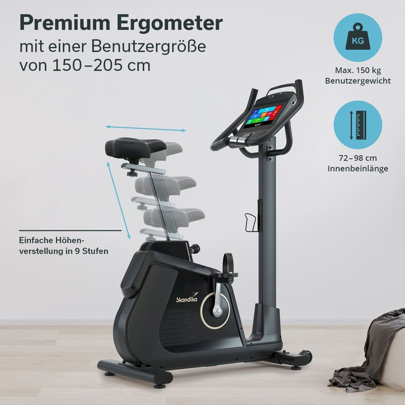 Hometrainer: Skandika Cykling P14 Ergometer Touch – Neu und originalverpackt aus Bottighofen von zaap 3