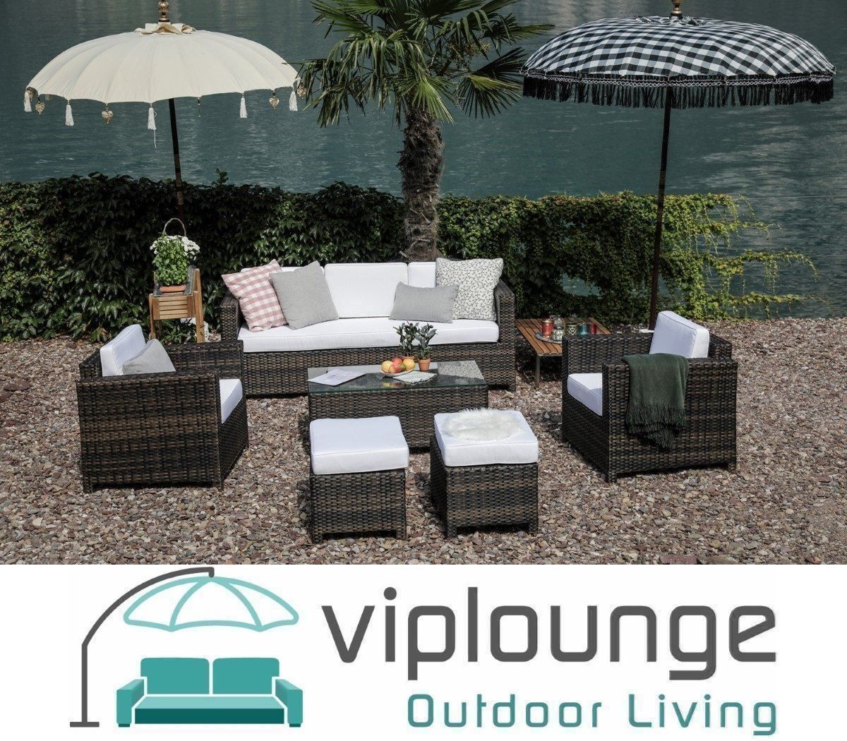 Viplounge Divani: Rattanlounge -  hochwertige Gartenmöbel – Nuovo e nell'imballaggio originale da Uznach venduto da viplounge 6