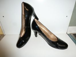 Gabor Schuhe Pumps Lackleder schwarz Grösse 39