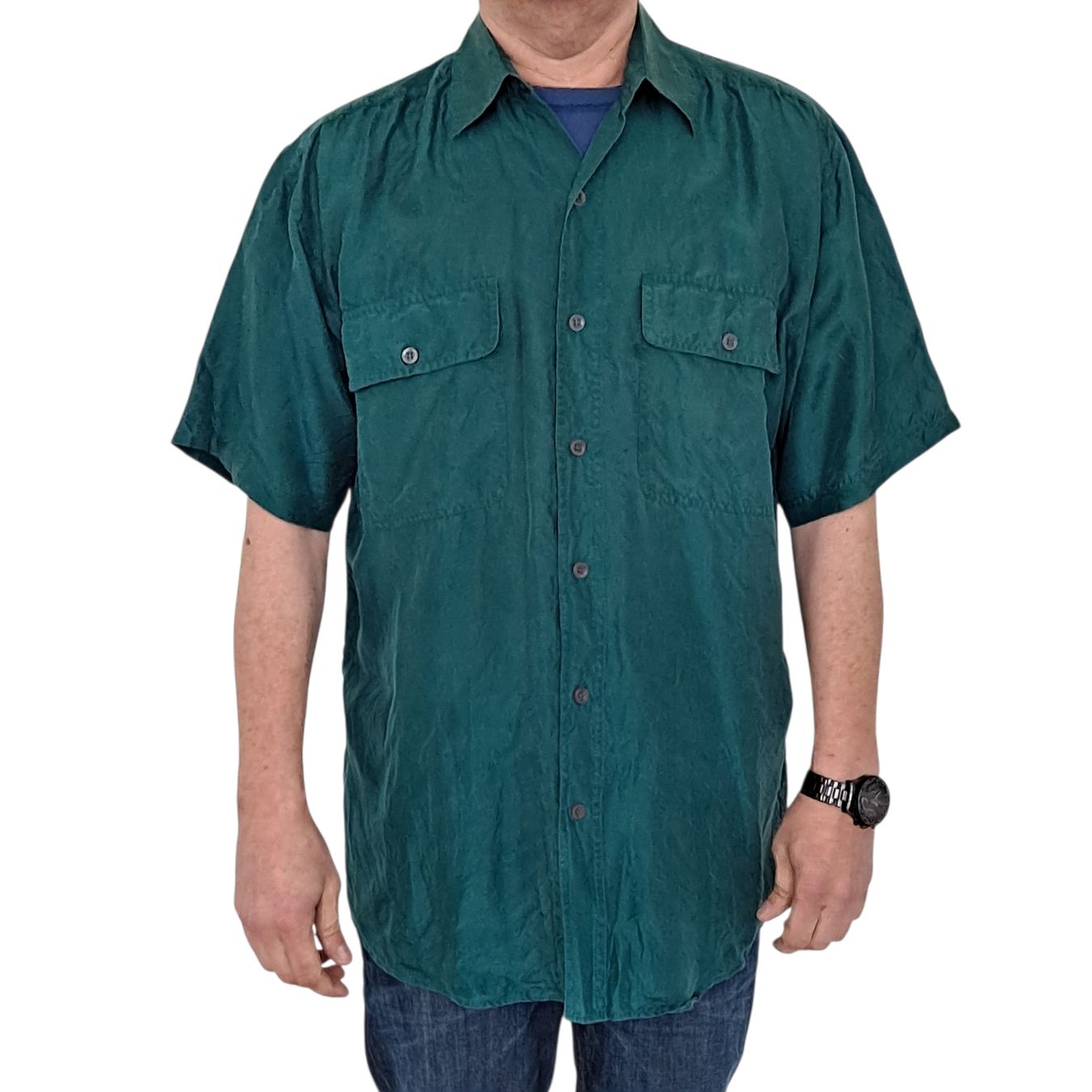 Camicie: Spirit Seidenhemd Gr. S  100% Seide – Usato da Liestal venduto da Mas-Y-Mas 1