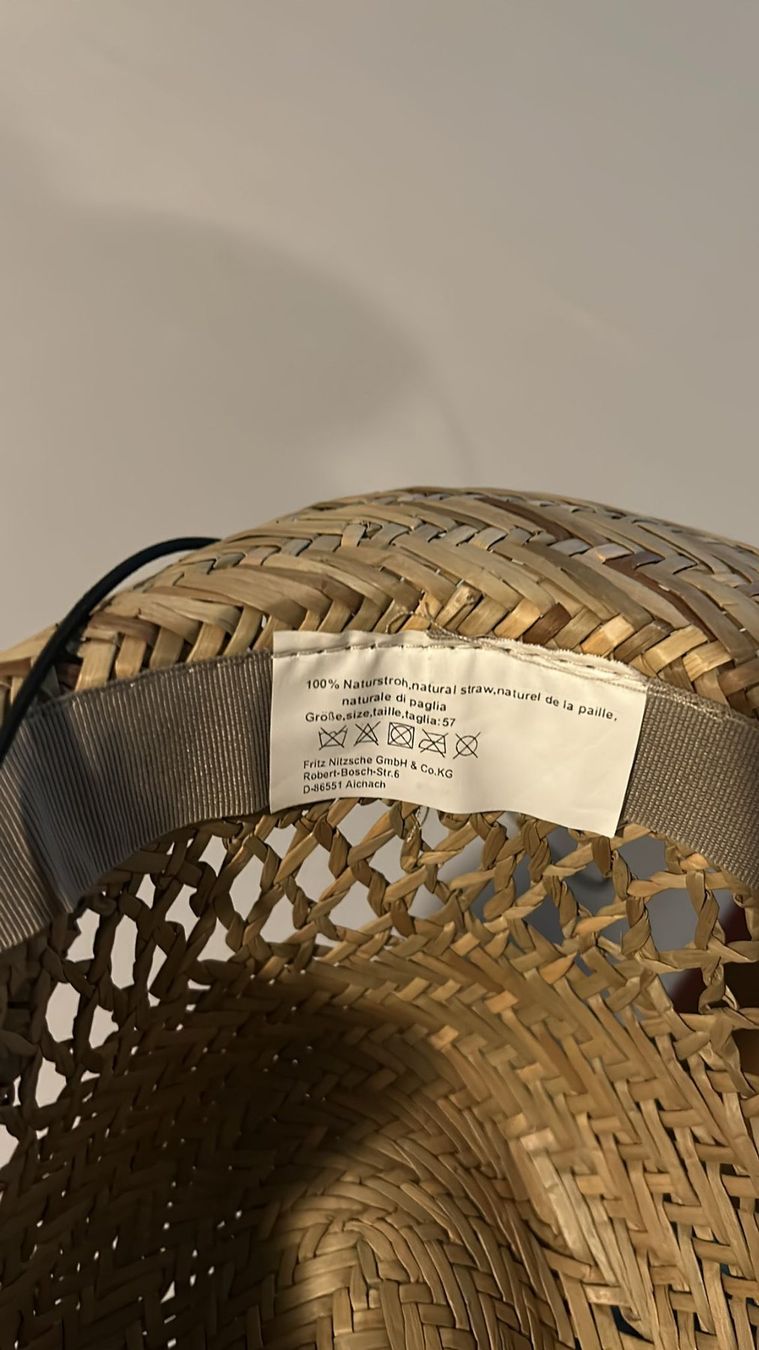 Copricapi, berretti & cappellini: Cappello di paglia tg.57 – Usato da Melano venduto da H-Sara 1
