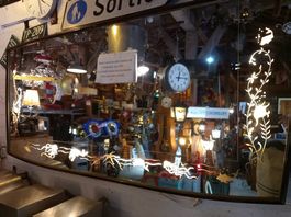 Miroir atypique à décors marins