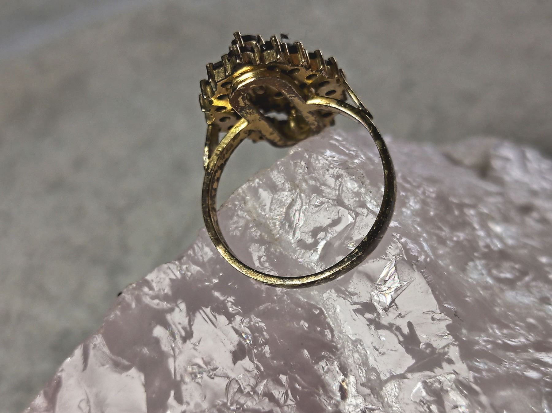 Anelli: Granatring Silber 800 – Usato da Istighofen venduto da Ringparadies 2