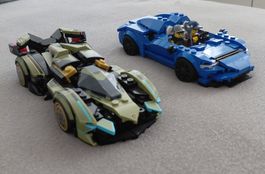 Lego Autos Set 2 Modelle mit Figuren Neu