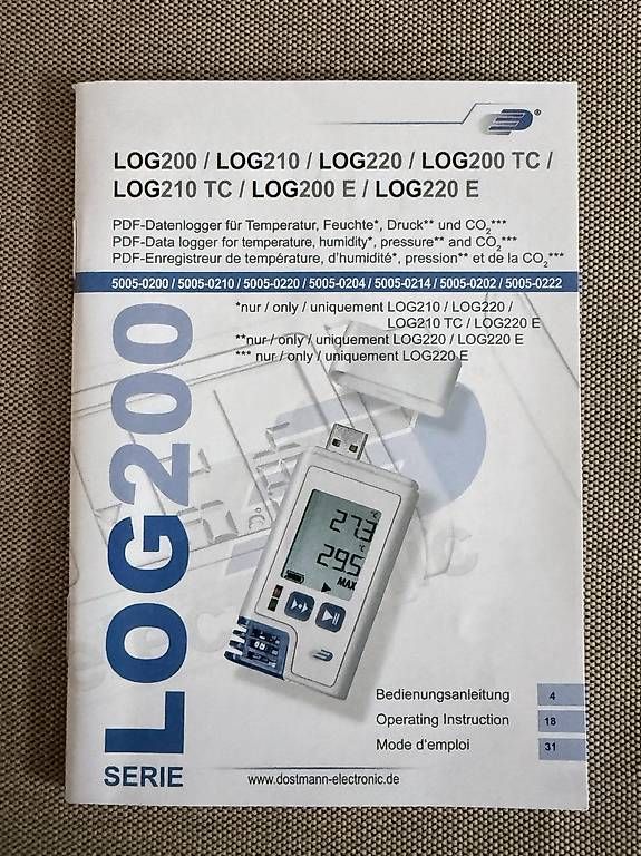 Messen: Datenlogger Temperatur / Feuchte – Neu und originalverpackt aus Wangen an der Aare von hoo_f5dc 1