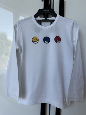 T-shirt manica lunga in cotone Benetton