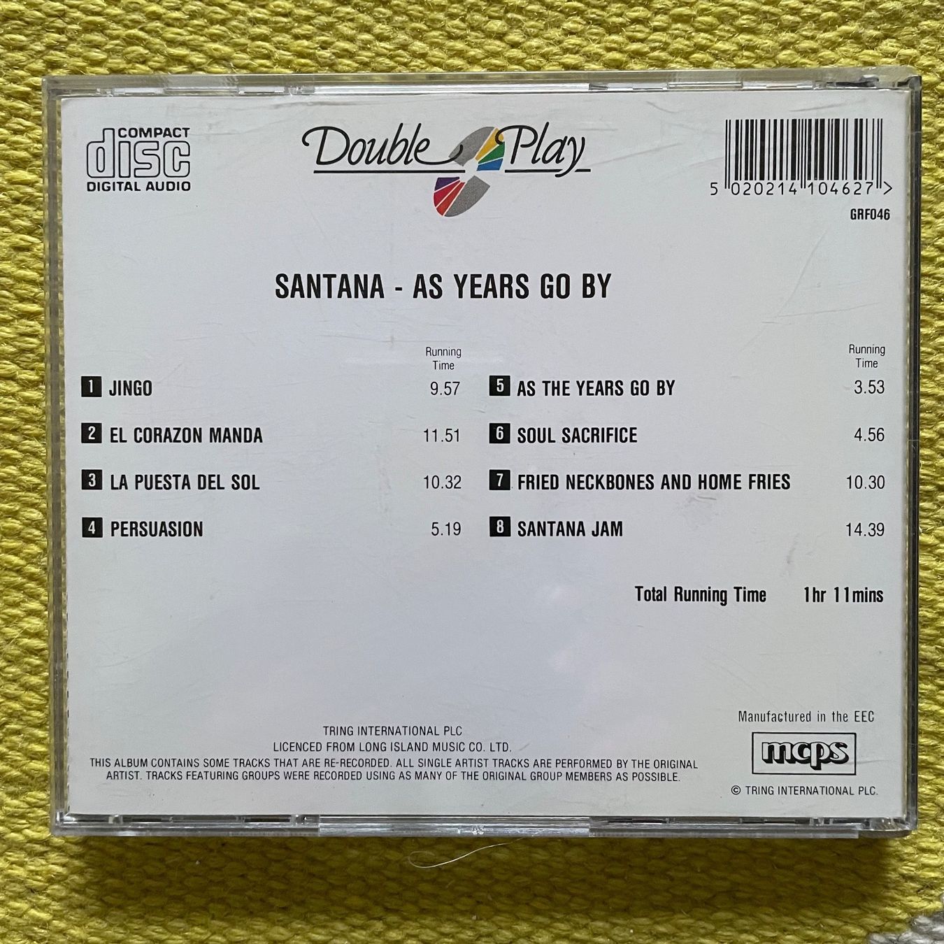 CD: SANTANA-AS YEARS GO BY – Usato da Rorschacherberg venduto da CD-Roli 1