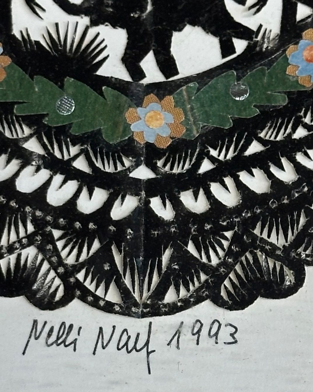 Grafica & Litografie: Nelli NAEF (1935) - Original Scherenschnitt – Usato da Muhen venduto da Manuelab91 2