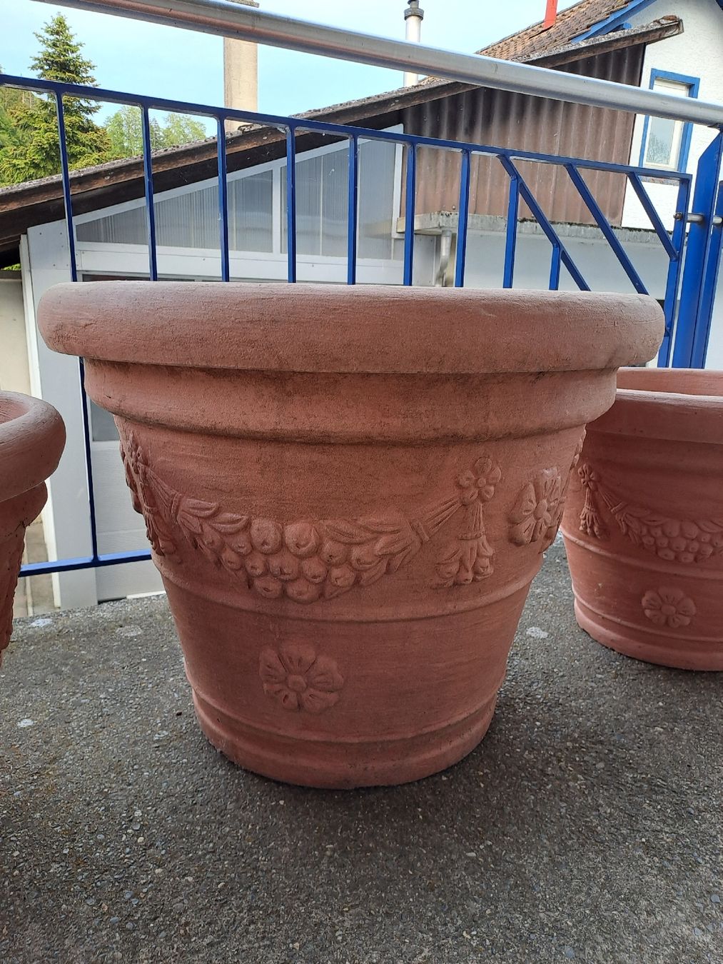 Vasi per fiori: 3er Set! Grosse, dekorative Blumentöpfe – Usato da Rickenbach LU venduto da bishiida 1