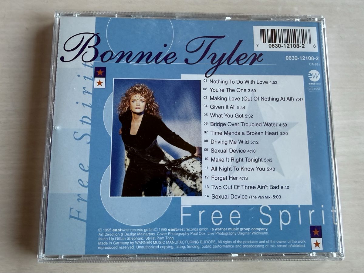 CD: CD Bonnie Tyler Free Spirit  – Usato da Oberried Brienz venduto da Chyara 1