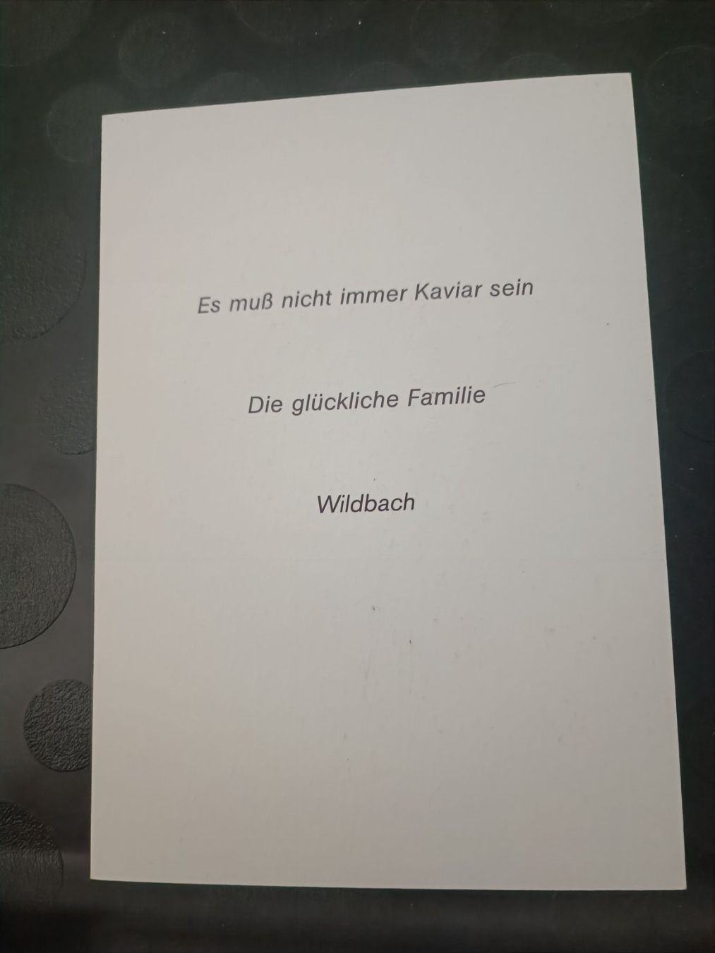 Autografi: Siegfried Rauch - handsigniert - 2018 verstorben – Usato da Menziken venduto da Artographs 1