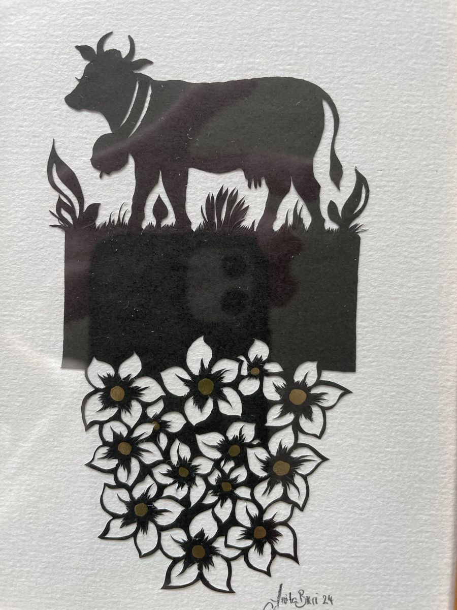 Grafiken & Lithographien: Scherenschnitt – Neu (gemäss Beschreibung) aus Konolfingen von Bern-75 1