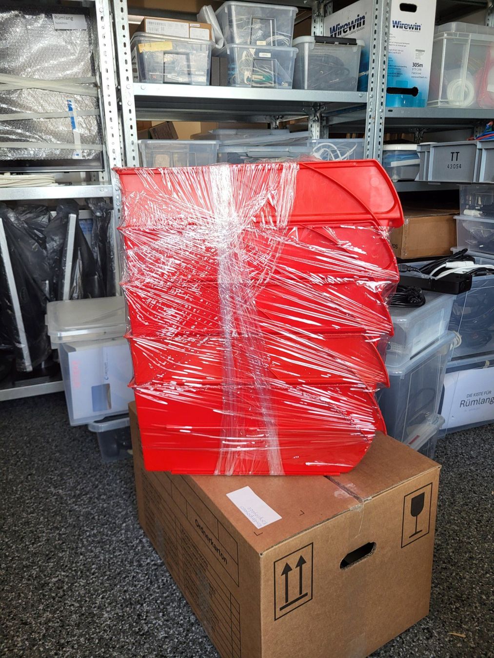 Utz Contenitori & Simili: Sichtlagerbox Set mit 5 Stück, rot – Usato da Rümlang venduto da Greenliff 1